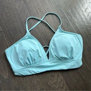 Athleta City Blue Swim Top